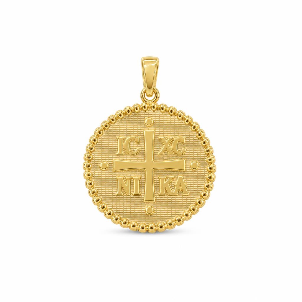 Μενταγιόν Κωνσταντινάτο με Σταυρό