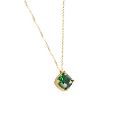 Μενταγιόν Κ14 με φυσική Πράσινη Τουρμαλίνη ΚΟΛΙΕ